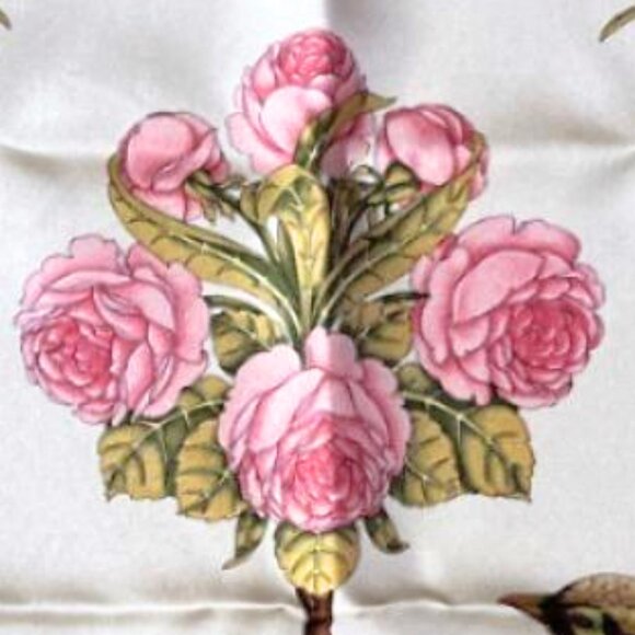 Ferragamo silk pheasant small scarf EUC - Picture 5 of 7